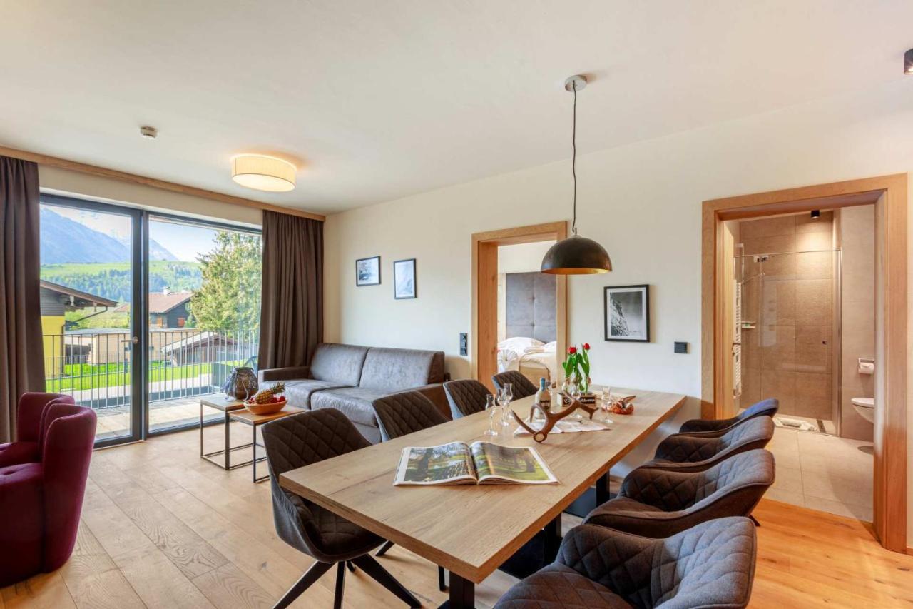 Emma Deluxe Aparthotel Ganzjaehrig Beheizter Aussenpool Piesendorf Exteriör bild