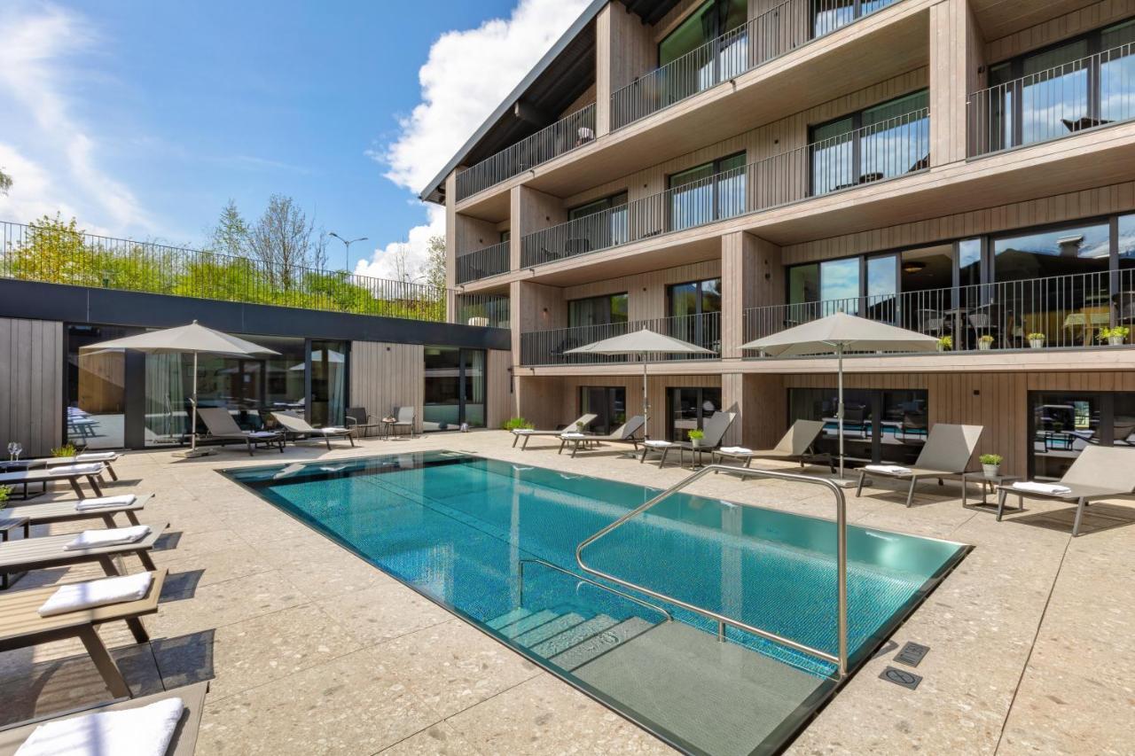 Emma Deluxe Aparthotel Ganzjaehrig Beheizter Aussenpool Piesendorf Exteriör bild